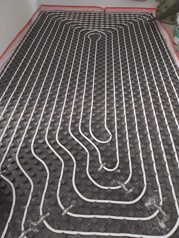 Underfloor heating installation by Bond Property Services